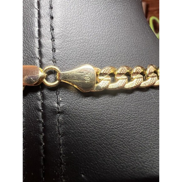 Men Miami Cuban Link Chain HEAVY 18K Gold Plated Necklace Hip Hop 6M 42g - Picture 3 of 4